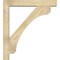 Ekena Millwork Legacy Block Rough Sawn Bracket w/ Offset Brace, Douglas Fir, 6"W x 36"D x 40"H BKT0604X36X40LEC05RDF - alternate 2